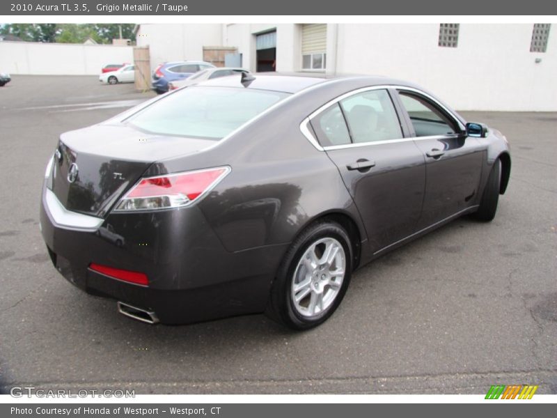 Grigio Metallic / Taupe 2010 Acura TL 3.5