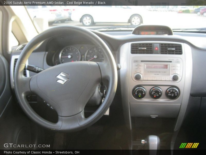 Cool Beige Metallic / Black 2006 Suzuki Aerio Premium AWD Sedan