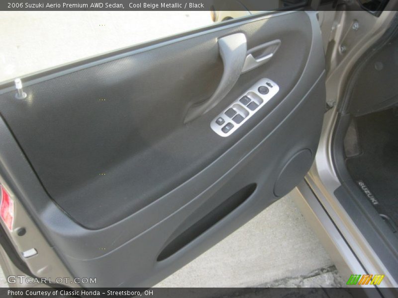 Cool Beige Metallic / Black 2006 Suzuki Aerio Premium AWD Sedan