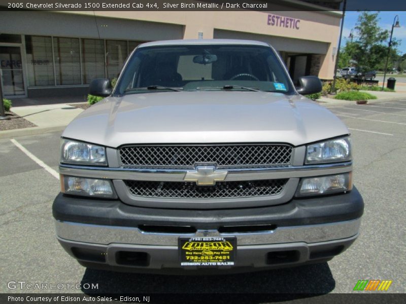 Silver Birch Metallic / Dark Charcoal 2005 Chevrolet Silverado 1500 Extended Cab 4x4