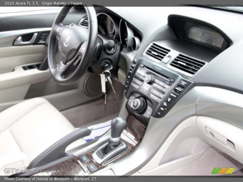 Grigio Metallic / Taupe 2010 Acura TL 3.5