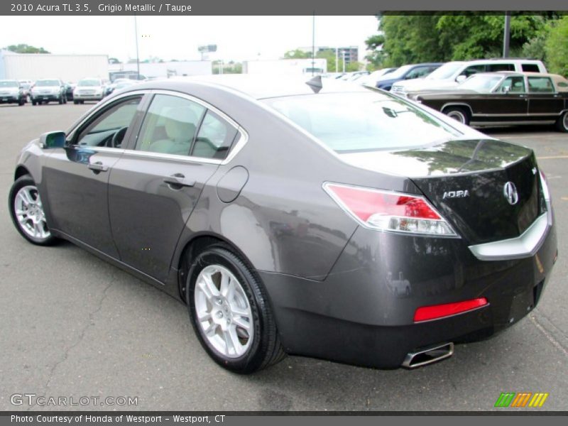 Grigio Metallic / Taupe 2010 Acura TL 3.5