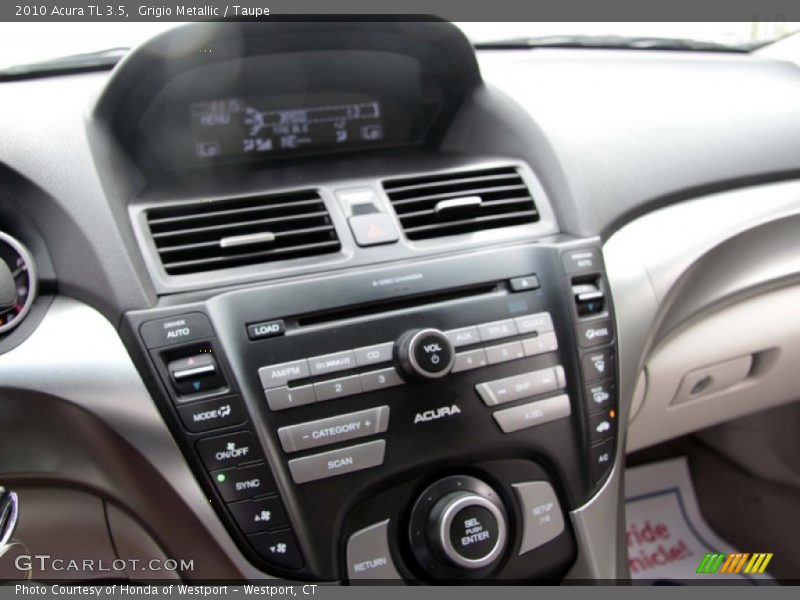 Grigio Metallic / Taupe 2010 Acura TL 3.5