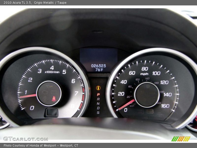 Grigio Metallic / Taupe 2010 Acura TL 3.5