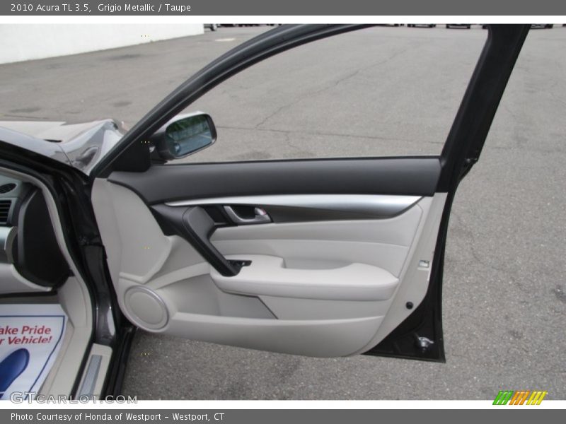 Grigio Metallic / Taupe 2010 Acura TL 3.5