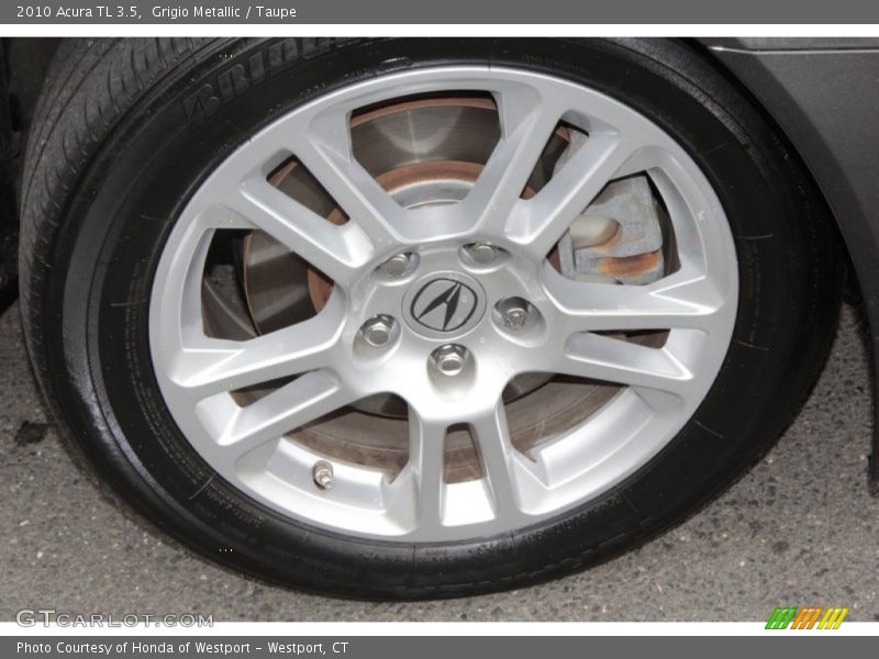 Grigio Metallic / Taupe 2010 Acura TL 3.5