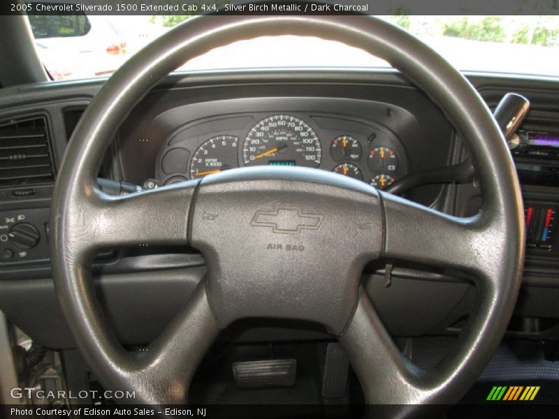 Silver Birch Metallic / Dark Charcoal 2005 Chevrolet Silverado 1500 Extended Cab 4x4