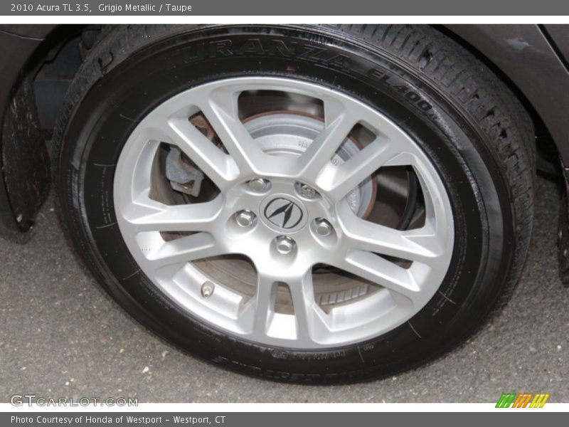 Grigio Metallic / Taupe 2010 Acura TL 3.5