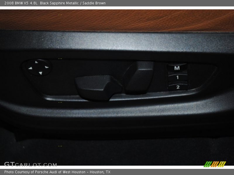 Black Sapphire Metallic / Saddle Brown 2008 BMW X5 4.8i