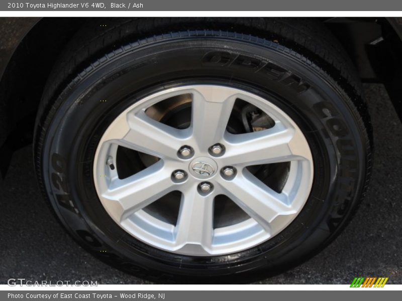 Black / Ash 2010 Toyota Highlander V6 4WD