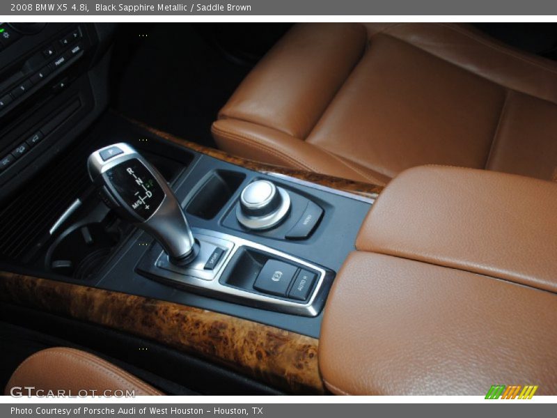 Black Sapphire Metallic / Saddle Brown 2008 BMW X5 4.8i
