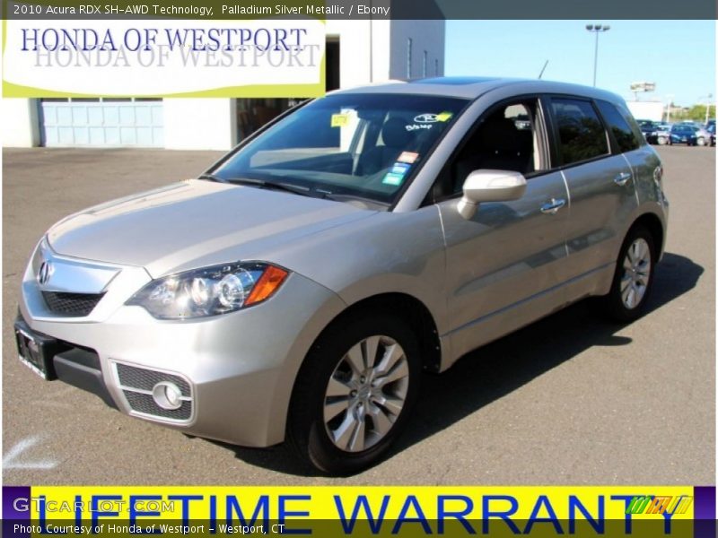 Palladium Silver Metallic / Ebony 2010 Acura RDX SH-AWD Technology