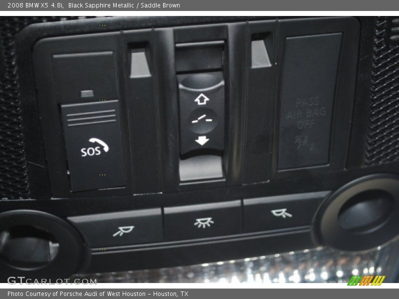 Black Sapphire Metallic / Saddle Brown 2008 BMW X5 4.8i