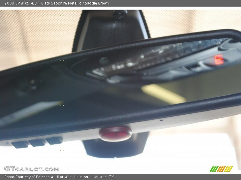 Black Sapphire Metallic / Saddle Brown 2008 BMW X5 4.8i