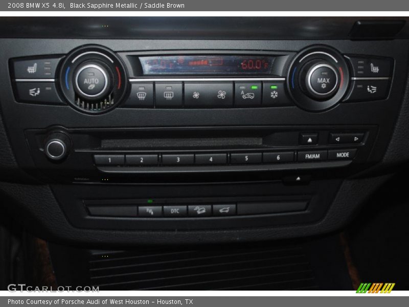 Black Sapphire Metallic / Saddle Brown 2008 BMW X5 4.8i