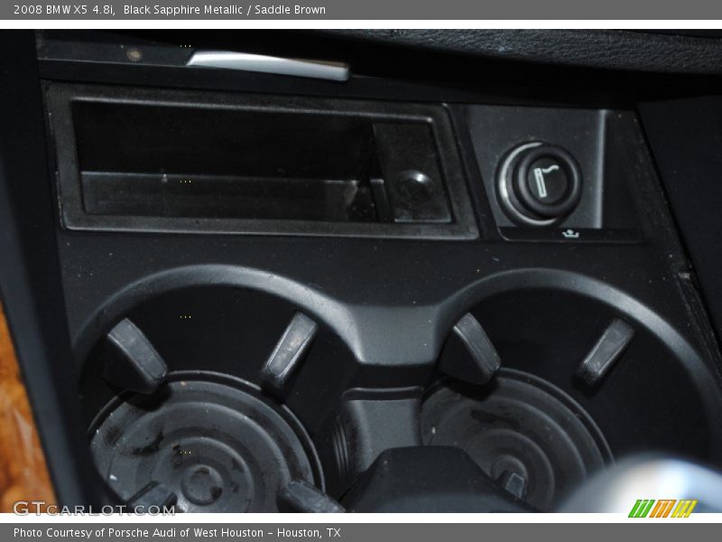 Black Sapphire Metallic / Saddle Brown 2008 BMW X5 4.8i