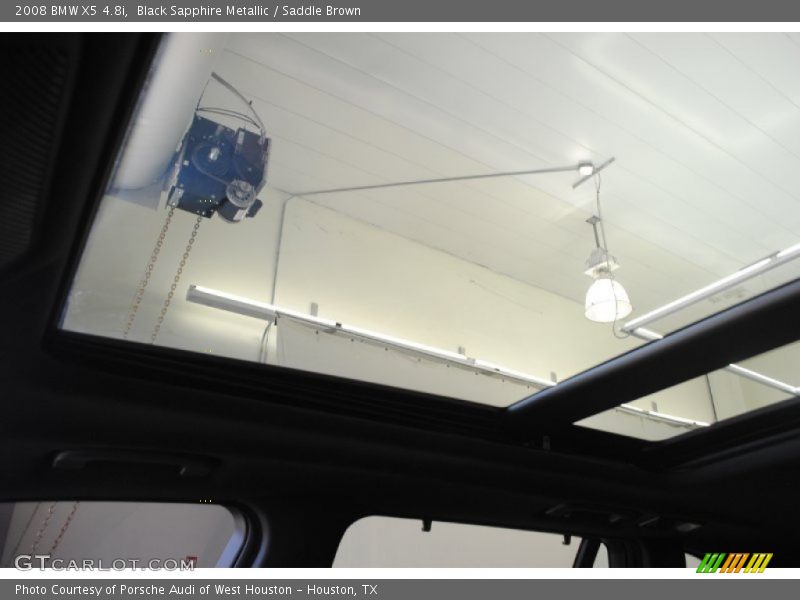 Black Sapphire Metallic / Saddle Brown 2008 BMW X5 4.8i