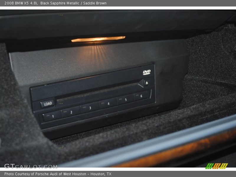 Black Sapphire Metallic / Saddle Brown 2008 BMW X5 4.8i