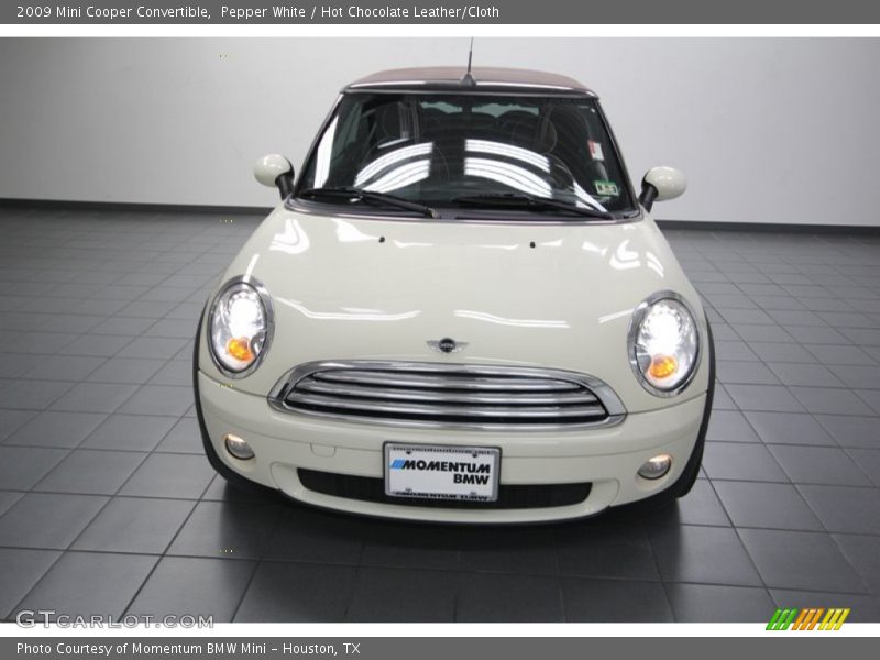 Pepper White / Hot Chocolate Leather/Cloth 2009 Mini Cooper Convertible