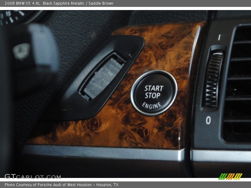 Black Sapphire Metallic / Saddle Brown 2008 BMW X5 4.8i
