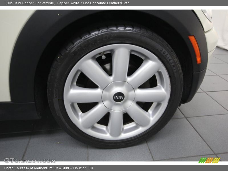 Pepper White / Hot Chocolate Leather/Cloth 2009 Mini Cooper Convertible