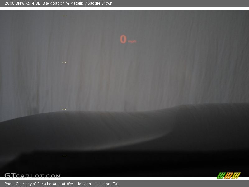 Black Sapphire Metallic / Saddle Brown 2008 BMW X5 4.8i