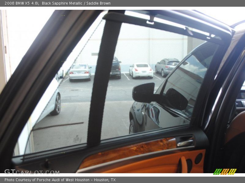 Black Sapphire Metallic / Saddle Brown 2008 BMW X5 4.8i