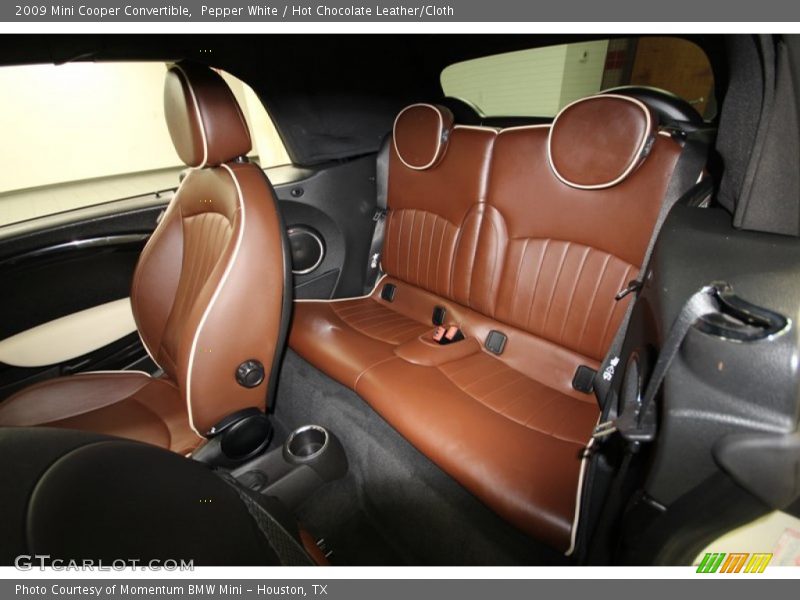 Pepper White / Hot Chocolate Leather/Cloth 2009 Mini Cooper Convertible