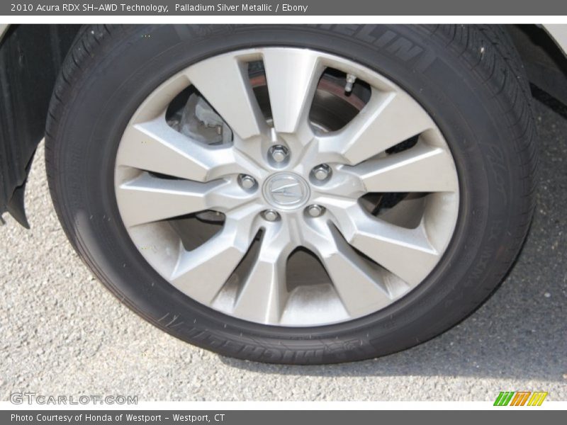Palladium Silver Metallic / Ebony 2010 Acura RDX SH-AWD Technology