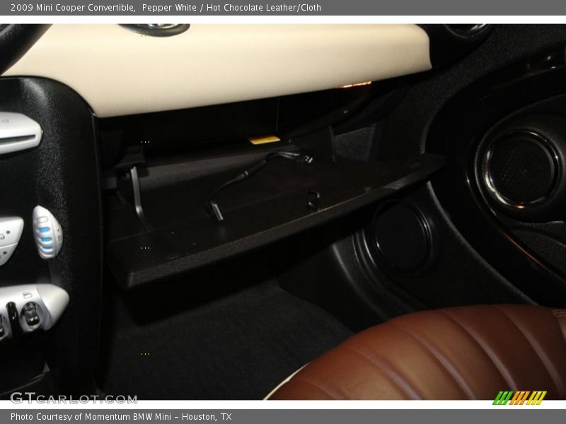 Pepper White / Hot Chocolate Leather/Cloth 2009 Mini Cooper Convertible