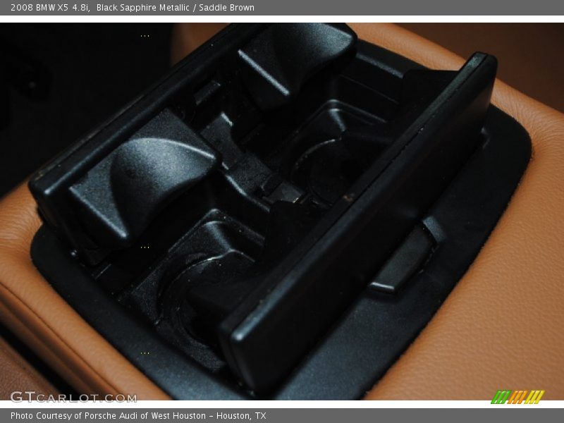 Black Sapphire Metallic / Saddle Brown 2008 BMW X5 4.8i