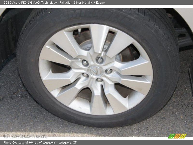 Palladium Silver Metallic / Ebony 2010 Acura RDX SH-AWD Technology