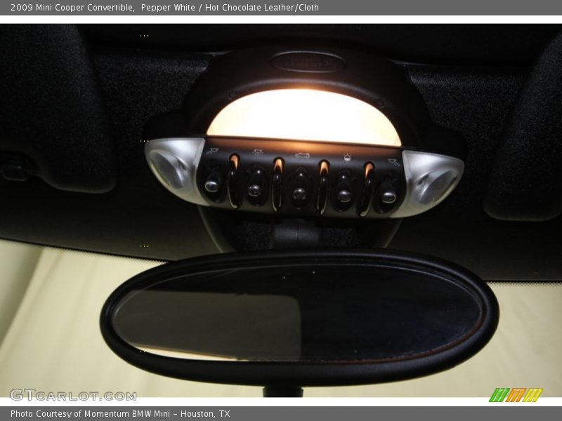 Pepper White / Hot Chocolate Leather/Cloth 2009 Mini Cooper Convertible