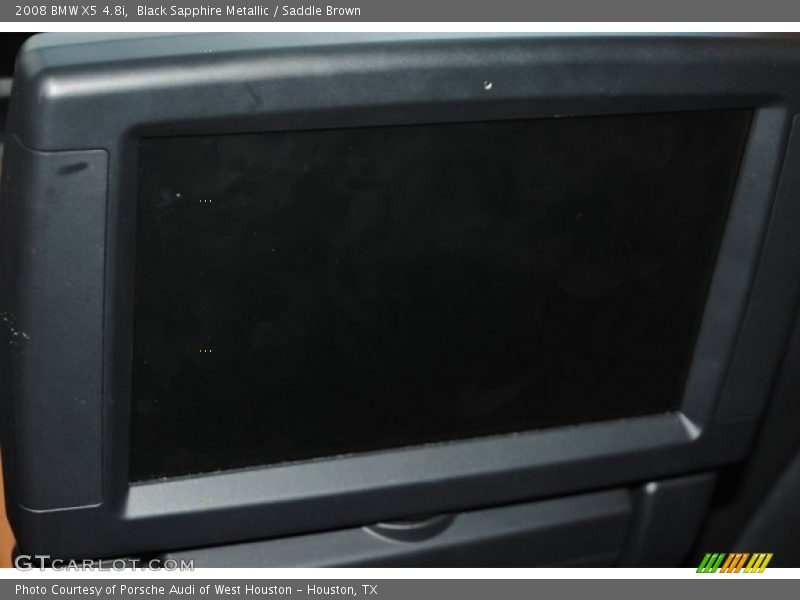 Black Sapphire Metallic / Saddle Brown 2008 BMW X5 4.8i