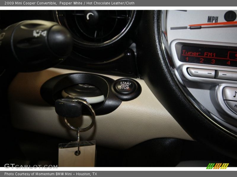 Pepper White / Hot Chocolate Leather/Cloth 2009 Mini Cooper Convertible