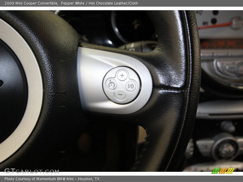 Pepper White / Hot Chocolate Leather/Cloth 2009 Mini Cooper Convertible