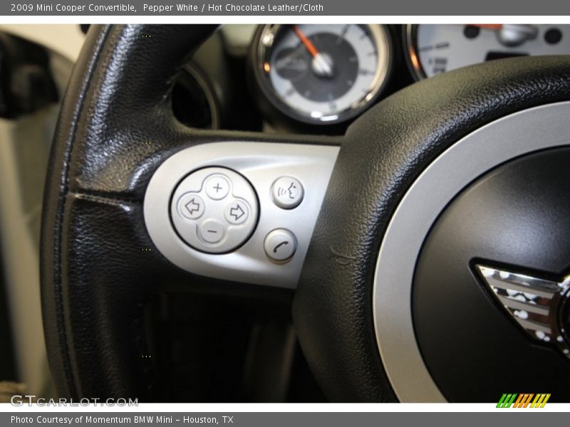 Pepper White / Hot Chocolate Leather/Cloth 2009 Mini Cooper Convertible