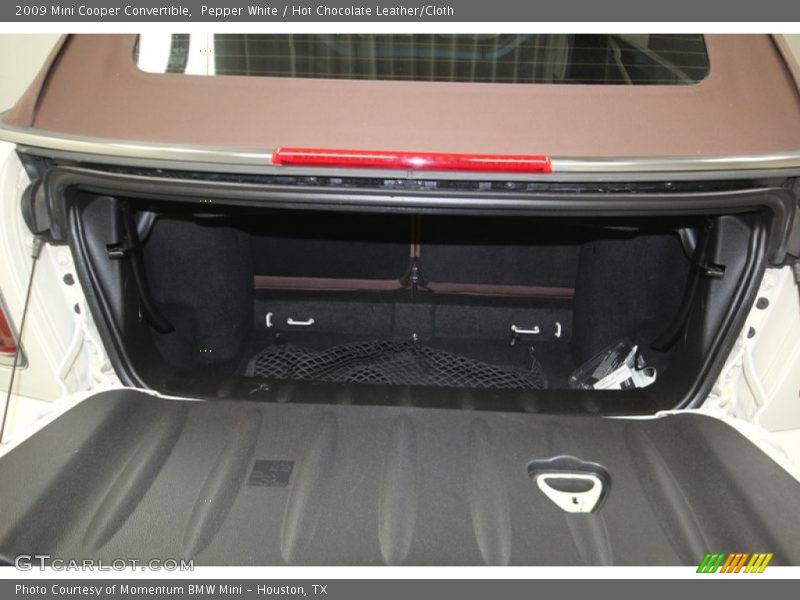 Pepper White / Hot Chocolate Leather/Cloth 2009 Mini Cooper Convertible