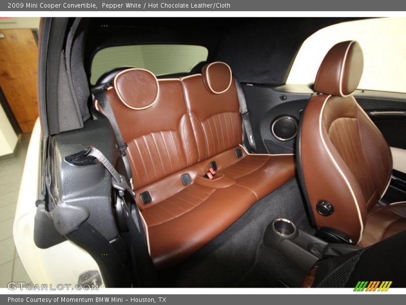 Pepper White / Hot Chocolate Leather/Cloth 2009 Mini Cooper Convertible