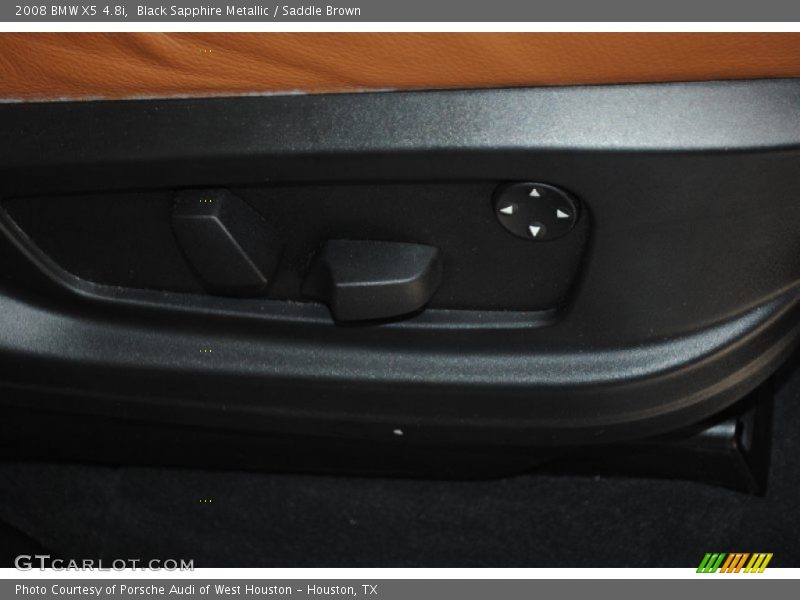 Black Sapphire Metallic / Saddle Brown 2008 BMW X5 4.8i