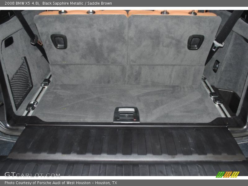 Black Sapphire Metallic / Saddle Brown 2008 BMW X5 4.8i