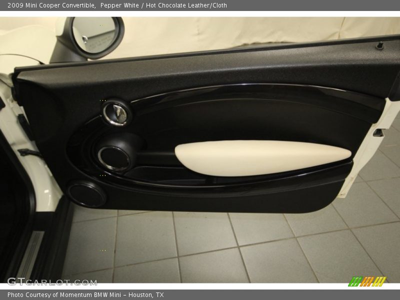 Pepper White / Hot Chocolate Leather/Cloth 2009 Mini Cooper Convertible
