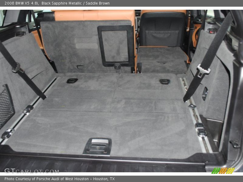 Black Sapphire Metallic / Saddle Brown 2008 BMW X5 4.8i