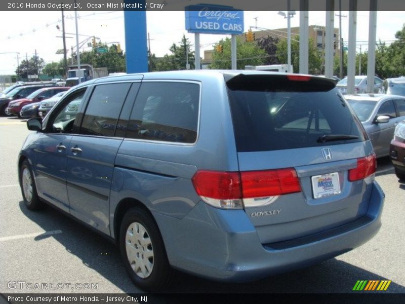 Ocean Mist Metallic / Gray 2010 Honda Odyssey LX