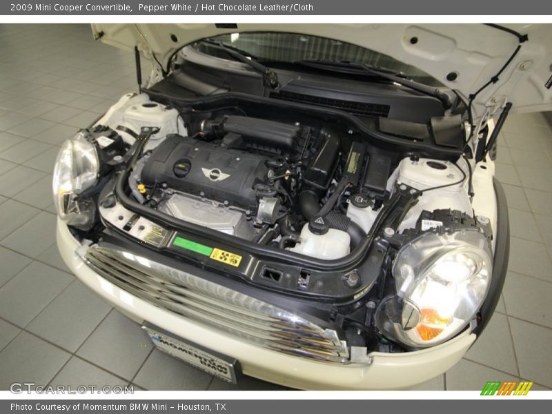 Pepper White / Hot Chocolate Leather/Cloth 2009 Mini Cooper Convertible