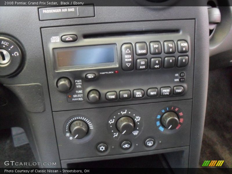 Black / Ebony 2008 Pontiac Grand Prix Sedan