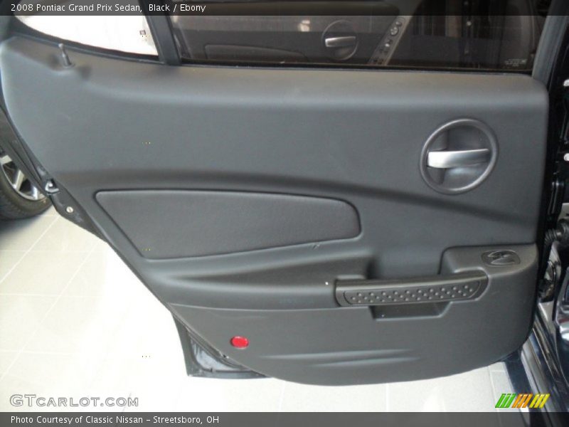 Black / Ebony 2008 Pontiac Grand Prix Sedan