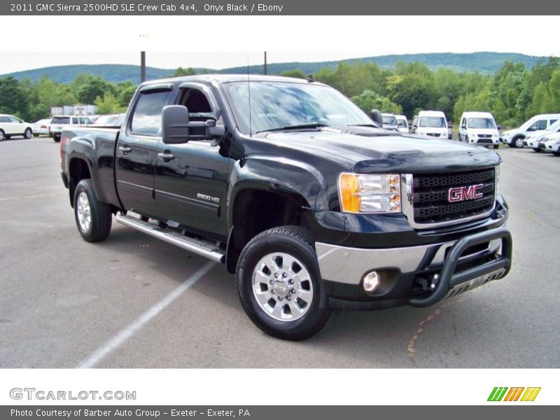 Onyx Black / Ebony 2011 GMC Sierra 2500HD SLE Crew Cab 4x4