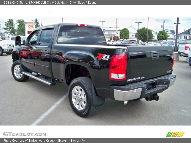 Onyx Black / Ebony 2011 GMC Sierra 2500HD SLE Crew Cab 4x4