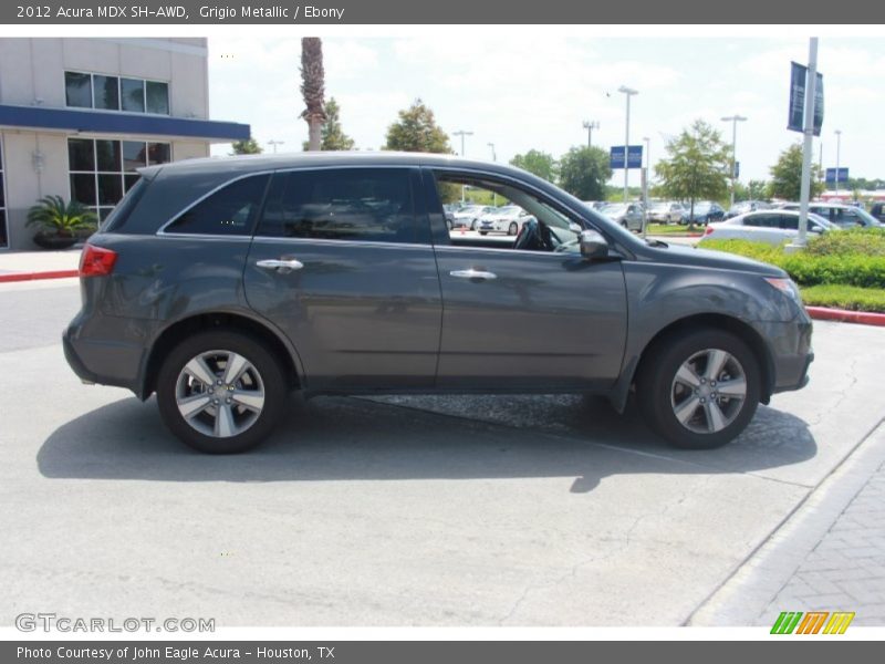 Grigio Metallic / Ebony 2012 Acura MDX SH-AWD